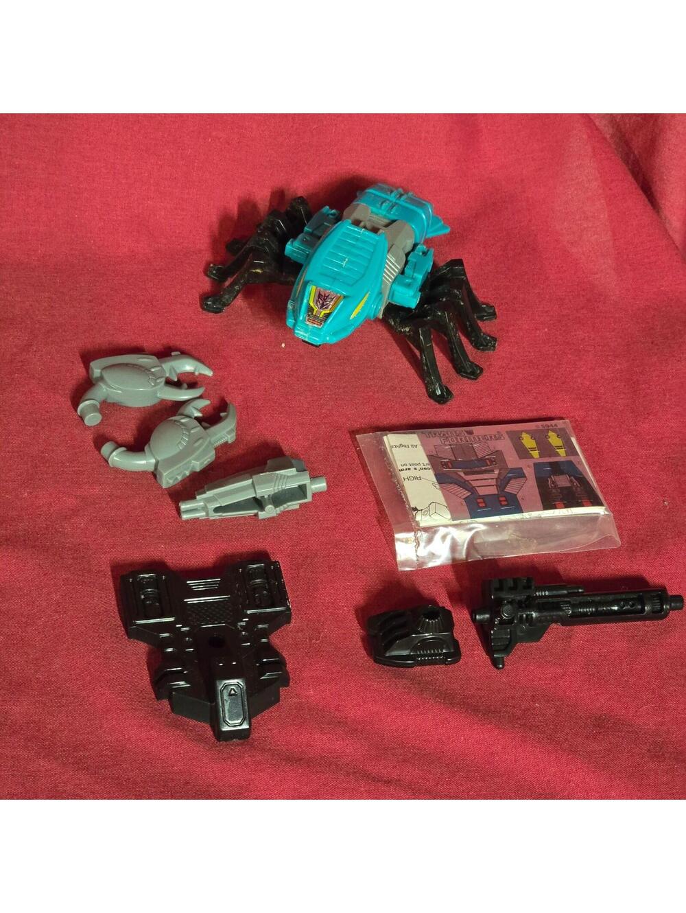 Vintage 1988 Transformers G1 Seacons Piranacon  NAUTILATOR Complete Stickers